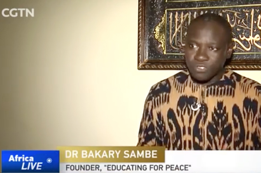 CGTN salue L'innovation sénégalaise en matière de prévention de l'extrémisme violent